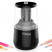 Электрическая точилка для карандашей Tihoo 8008 USB, черная Электрическая точилка для карандашей Tihoo 8008 USB, черная