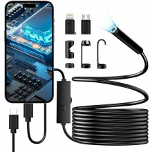 Эндоскоп бытовой для телефона LOSSO W400-D, 5 м Эндоскоп бытовой для телефона LOSSO W400-D, 5 м