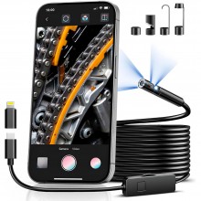 Эндоскоп бытовой з двумя камерами для телефона LOSSO W400-D, 5 м Эндоскоп бытовой з двумя камерами для телефона LOSSO W400-D, 5 м