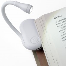 LED мини лампа фонарик на прищепке клипсе для чтения книг LOSSO LJC-182 белый LED мини лампа фонарик на прищепке клипсе для чтения книг LOSSO LJC-182 белый