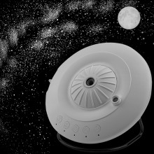 Проектор звездного неба Losso Stars - LED ночник проектор НЛО "Звезды" белый Проектор звездного неба Losso Stars - LED ночник проектор НЛО "Звезды" белый