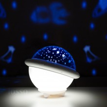 Проектор звездного неба акумуляторный Losso LJC-133-mini - детский ночник НЛО белый Проектор звездного неба акумуляторный Losso LJC-133-mini - детский ночник НЛО белый