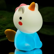 Ночник силиконовый детский Единорожка LOSSO Unicorn JX-19 Ночник силиконовый детский Единорожка LOSSO Unicorn JX-19