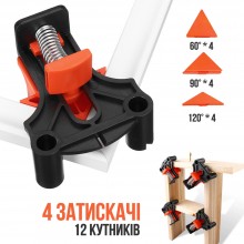 Угловой зажим ANGLE CLAMPS (4 шт) Угловой зажим ANGLE CLAMPS (4 шт)